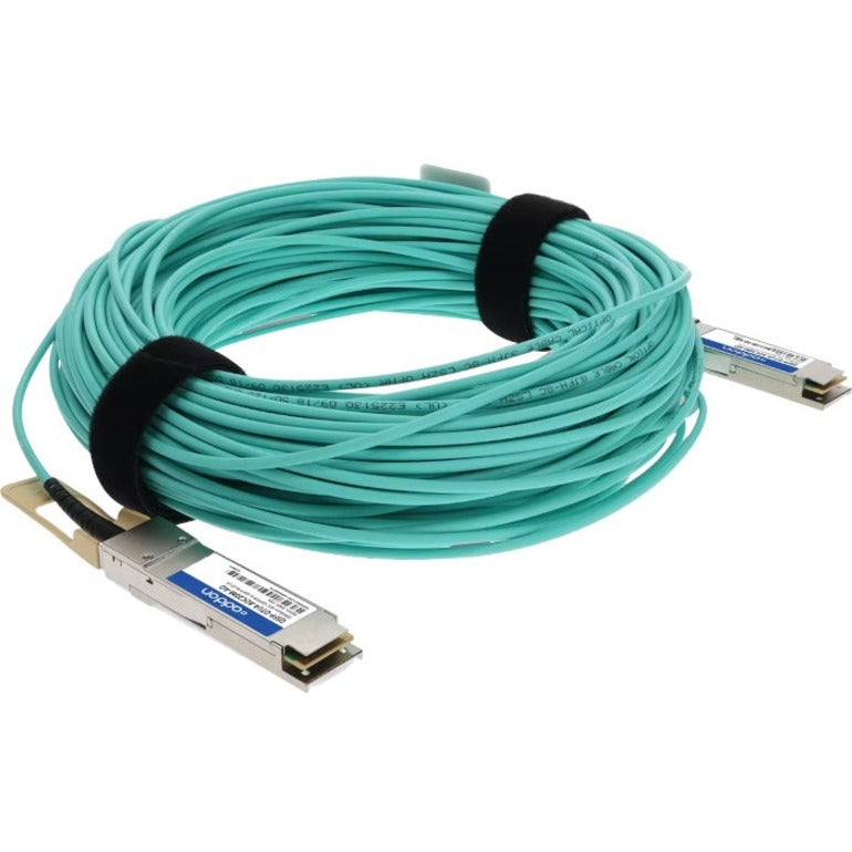 Addon Networks Qsfp-Otu4-Aoc20M-Ao Infiniband Cable 20 M Qsfp28 Turquoise