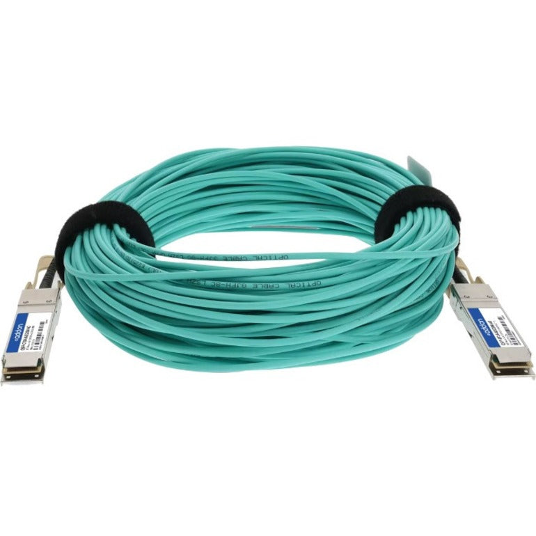 Addon Networks Qsfp-Otu4-Aoc20M-Ao Infiniband Cable 20 M Qsfp28 Turquoise