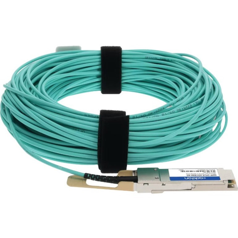 Addon Networks Qsfp-Otu4-Aoc30M-Ao Infiniband Cable 30 M Qsfp28 Turquoise