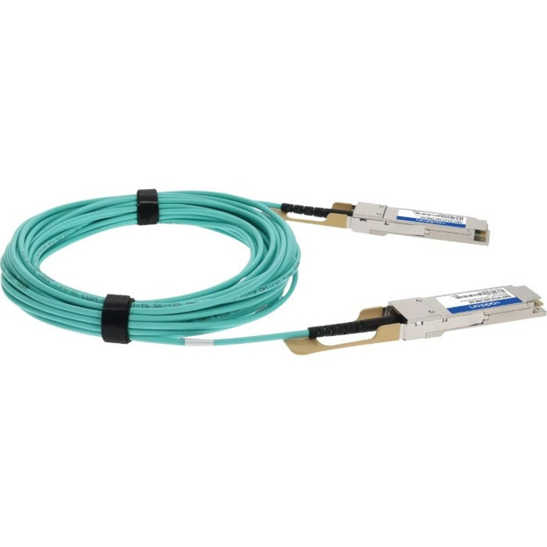 Addon Networks Qsfp-Otu4-Aoc5M-Ao Infiniband Cable 5 M Qsfp28 Turquoise
