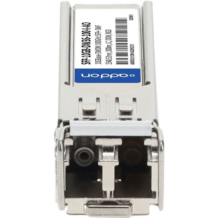 Addon Networks Sfp-10Gb-Dw36-100-I-Ao Network Transceiver Module Fiber Optic 10000 Mbit/S Sfp+ 1548.52 Nm