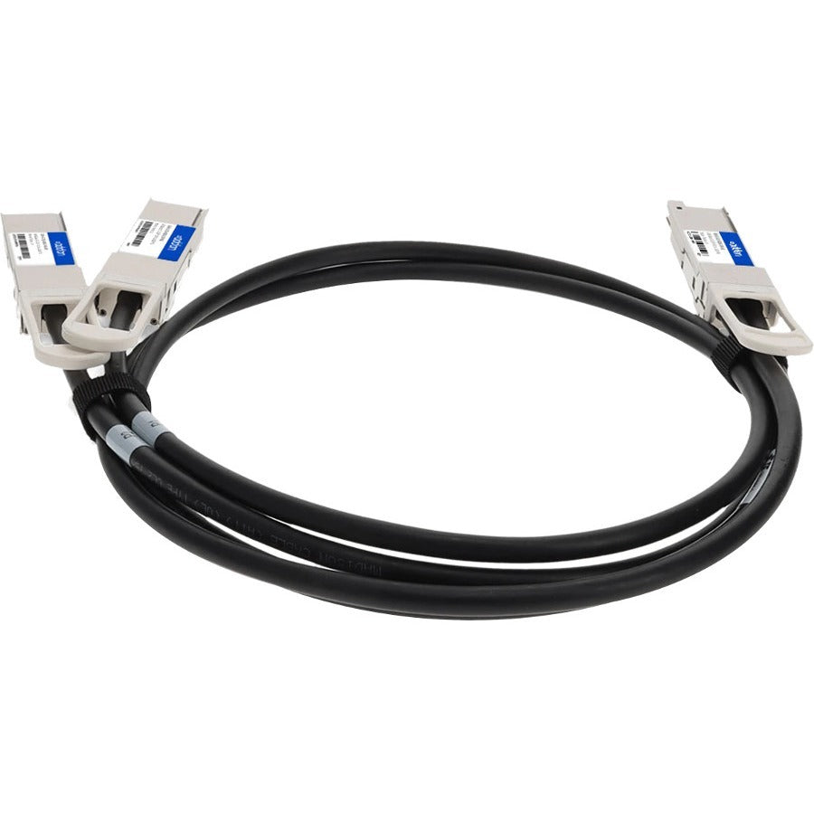 AddOn Twinaxial Network Cable QDD2QSFP56400CU1M-AO
