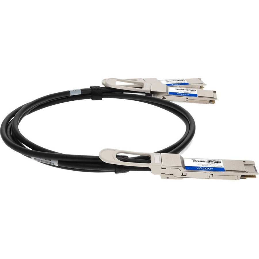 AddOn Twinaxial Network Cable QDD2QSFP56400CU1M-AO