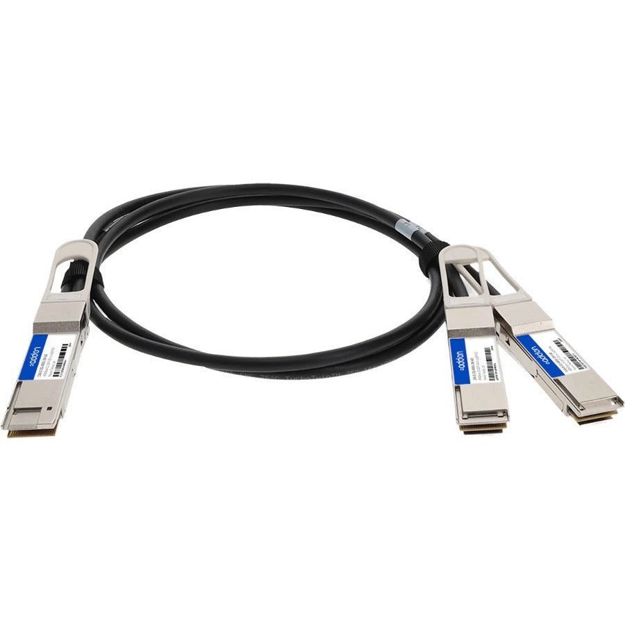 AddOn Twinaxial Network Cable QDD2QSFP56400CU1M-AO