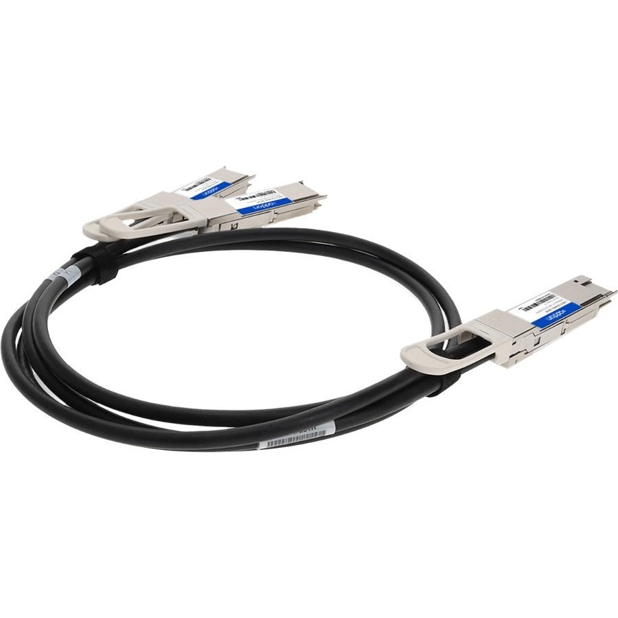 AddOn Twinaxial Network Cable QDD2QSFP56400CU2M-AO