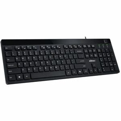 Adesso AKB-140FB Desktop Keyboard with Fingerprint Reader