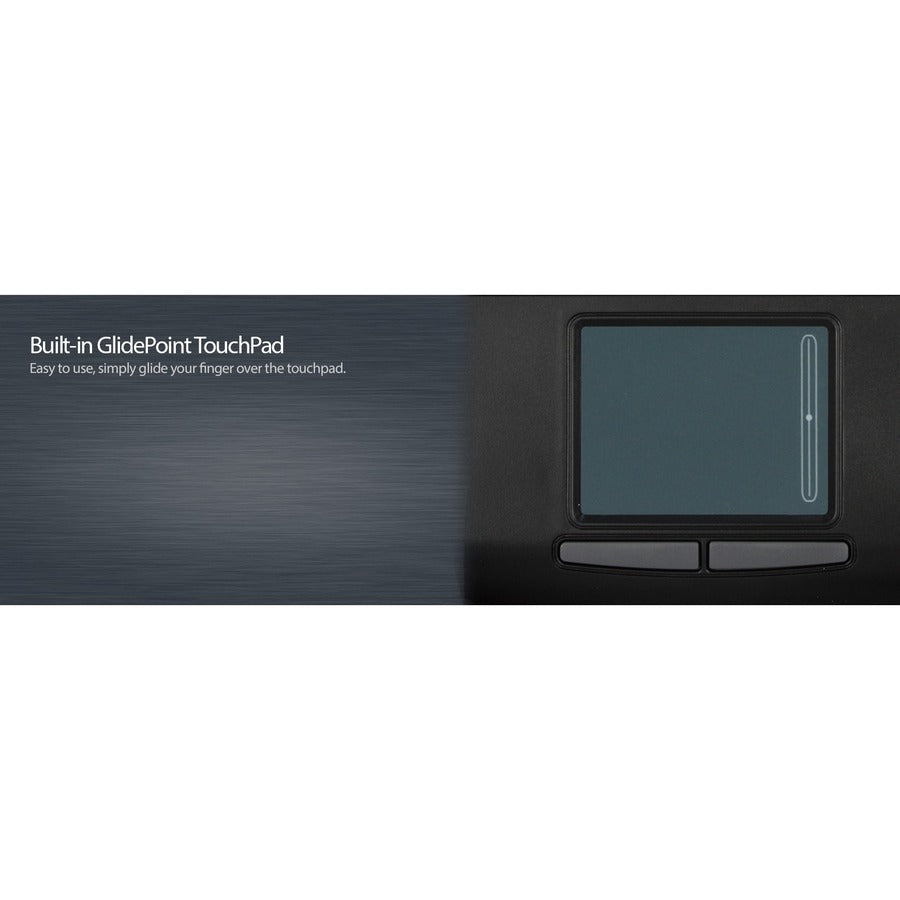 Adesso Akb-410Ub Slim Touch Mini Keyboard With Built In Touchpad