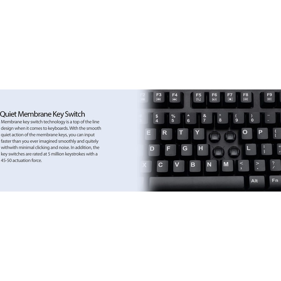Adesso EasyTouch 630UB - Antimicrobial Waterproof Keyboard AKB-630UB