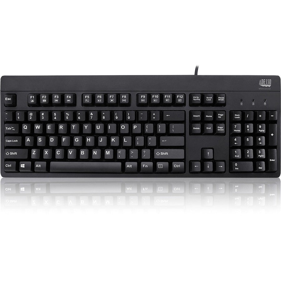 Adesso EasyTouch 630UB - Antimicrobial Waterproof Keyboard AKB-630UB