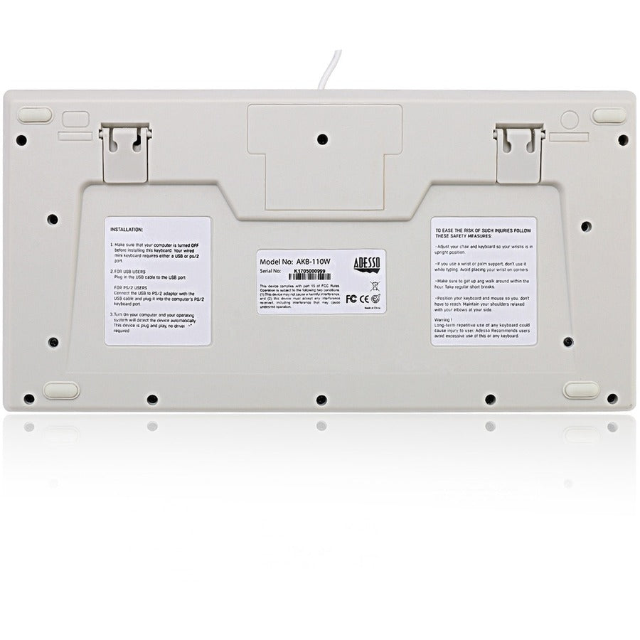 Adesso EasyTouch AKB-110W Mini Keyboard