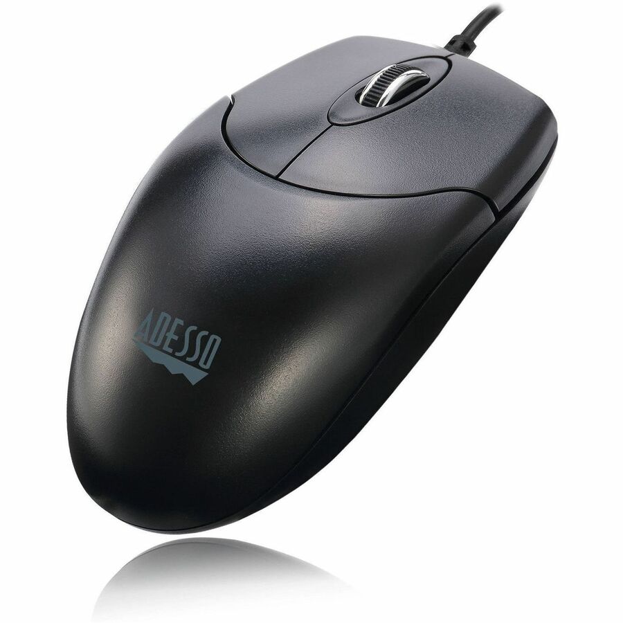 Adesso - Full-size Mouse - Optical - Cable - Black - USB Type C - 1200 dpi - Scroll Wheel