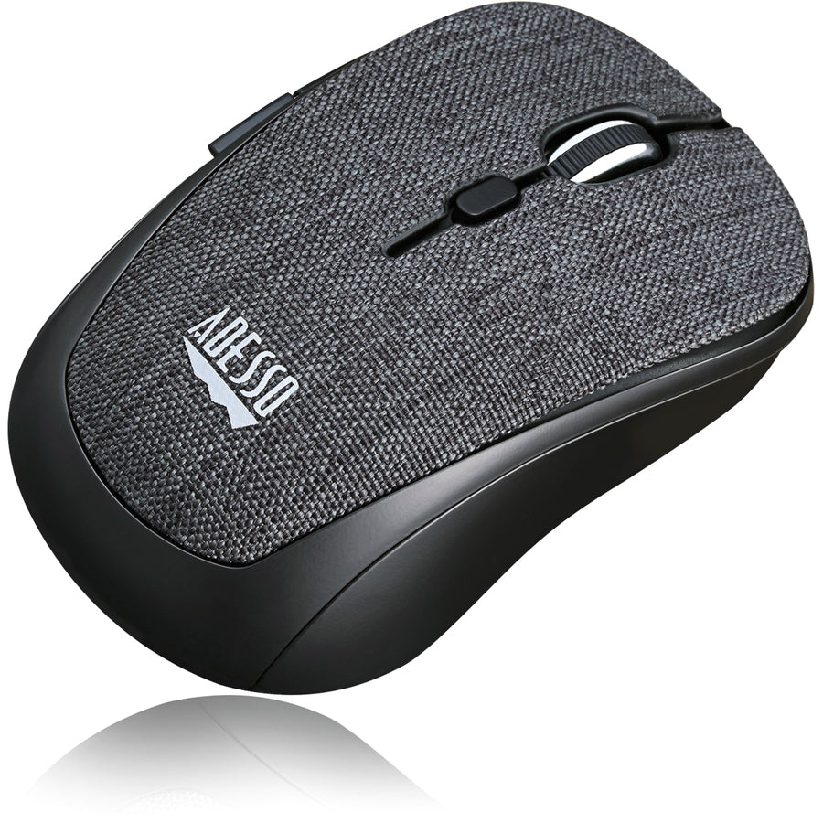 Adesso iMouse S80B - Wireless Fabric Optical Mini Mouse (Black)