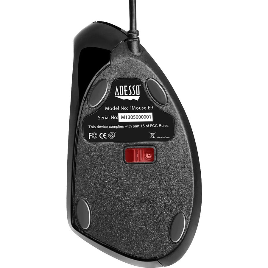 Adesso Left-Handed Vertical Ergonimic Mouse IMOUSE E9