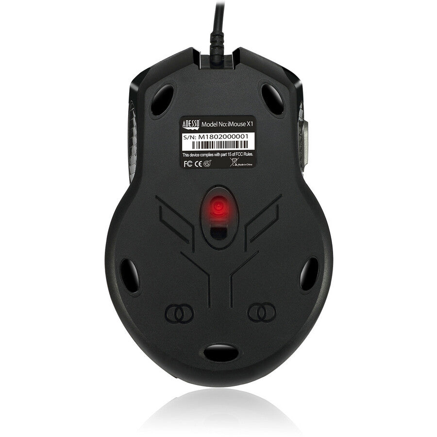 Adesso Multi-Color 6-Button Gaming Mouse