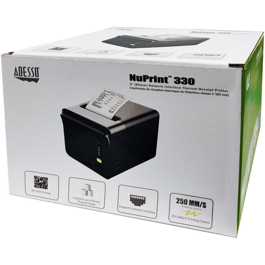Adesso NuPrint NuPrint 330 Desktop Direct Thermal Printer - Monochrome - Receipt Print -