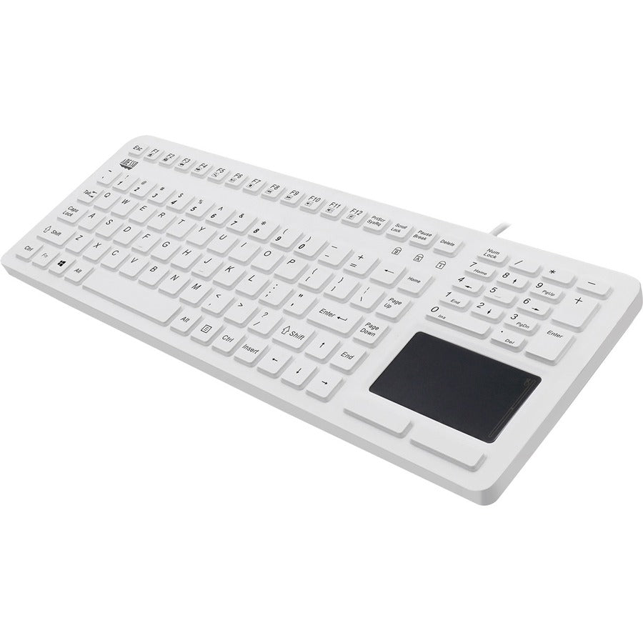Adesso SlimTouch 270 - Antimicrobial Waterproof Touchpad Keyboard AKB-270UW