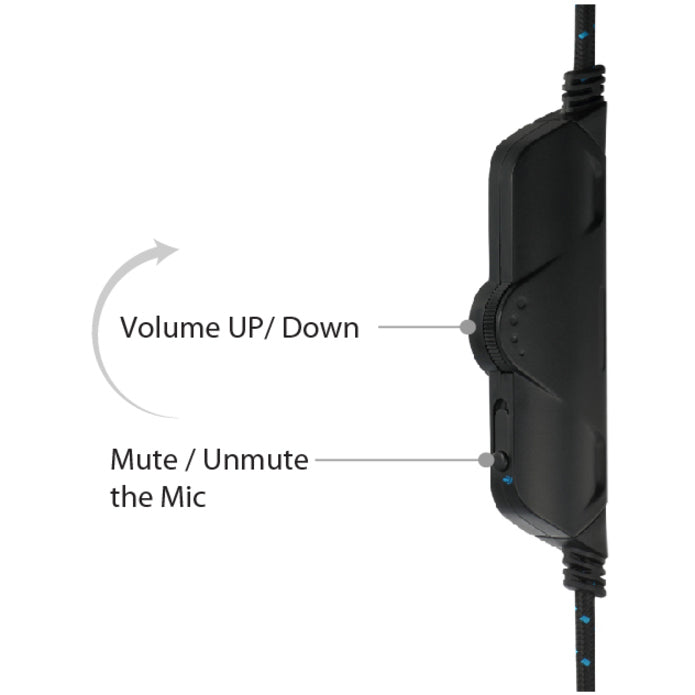 Adesso Stereo USB Gaming Headset with Microphone XTREAM G2