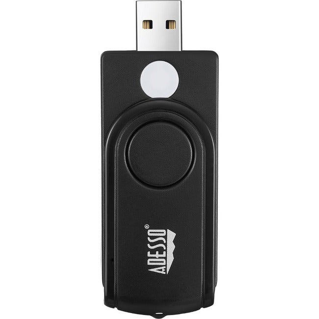 Adesso Taa Cac Usb Portable Smart Card Reader, With Sd Slot , Support Smartcard,