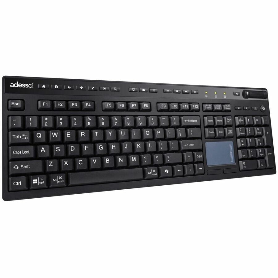 Adesso WKB-4450UB Multi OS Wireless Desktop Keyboard with Touchpad