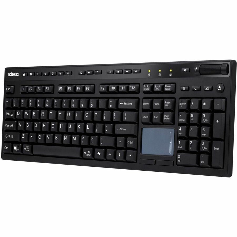 Adesso WKB-4450UB Multi OS Wireless Desktop Keyboard with Touchpad