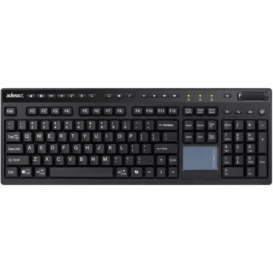 Adesso WKB-4450UB Multi OS Wireless Desktop Keyboard with Touchpad
