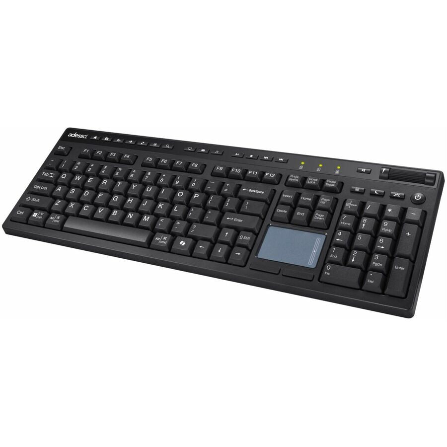 Adesso WKB-4450UB Multi OS Wireless Desktop Keyboard with Touchpad