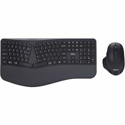 Adesso WKB-7500CB Wireless Ergonomic Keyboard Mouse Combo