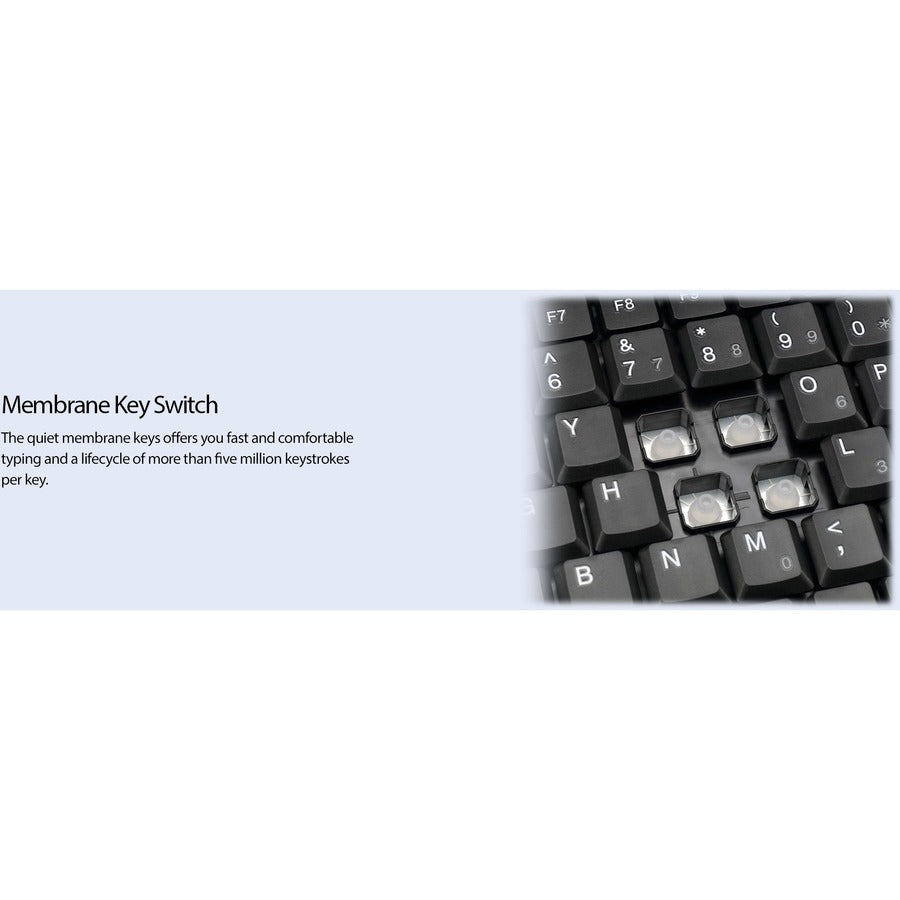 Adesso Wireless Mini Touchpad Keyboard