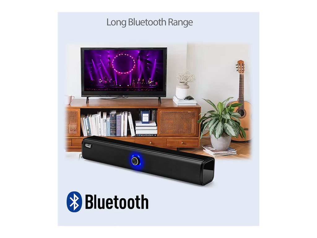 Adesso Xtream S6 - Sound bar - wireless - Bluetooth - 20 Watt XTREAMS6