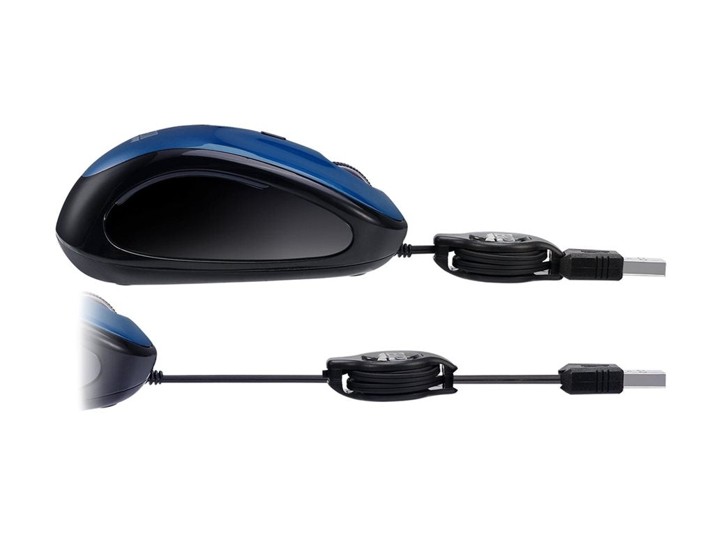 Adesso iMouse S8L - Mouse - right and left-handed - optical - 3 buttons - wired - USB IMOUSES8L