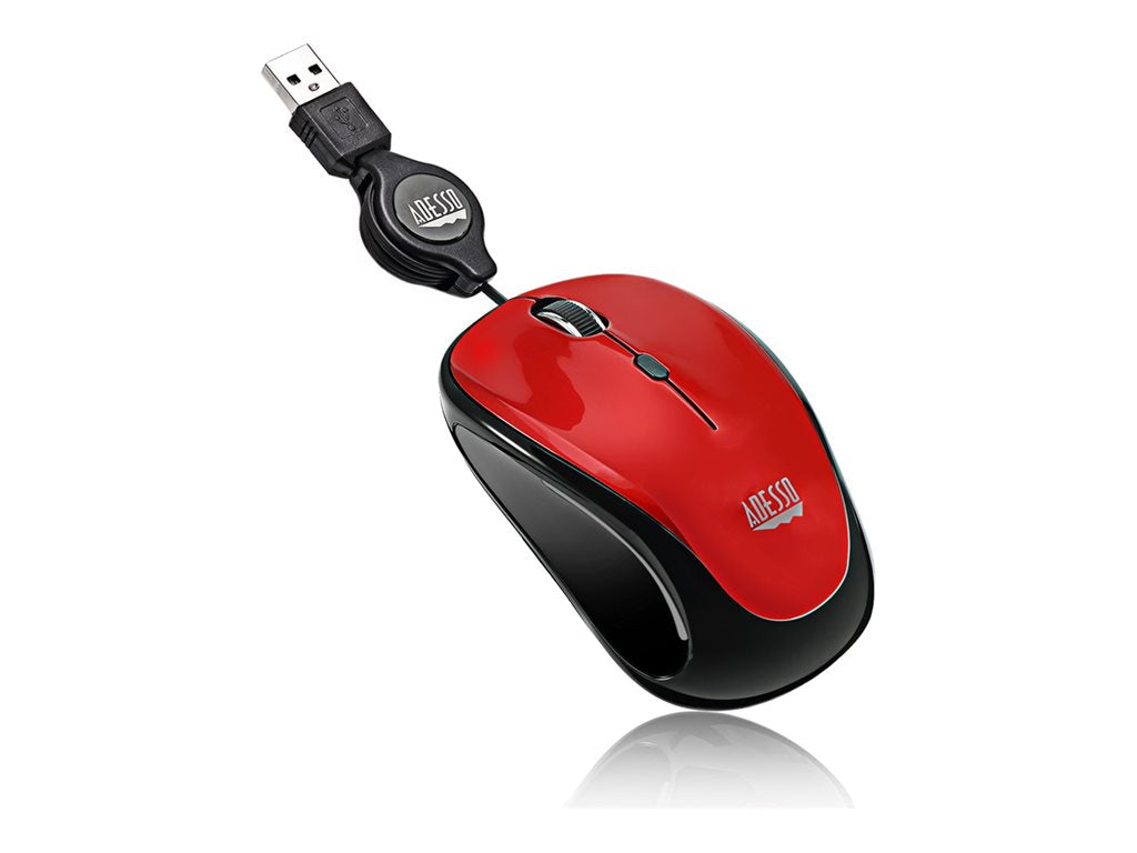 Adesso iMouse S8R - Mouse - right and left-handed - optical - 3 buttons - wired - USB IMOUSES8R