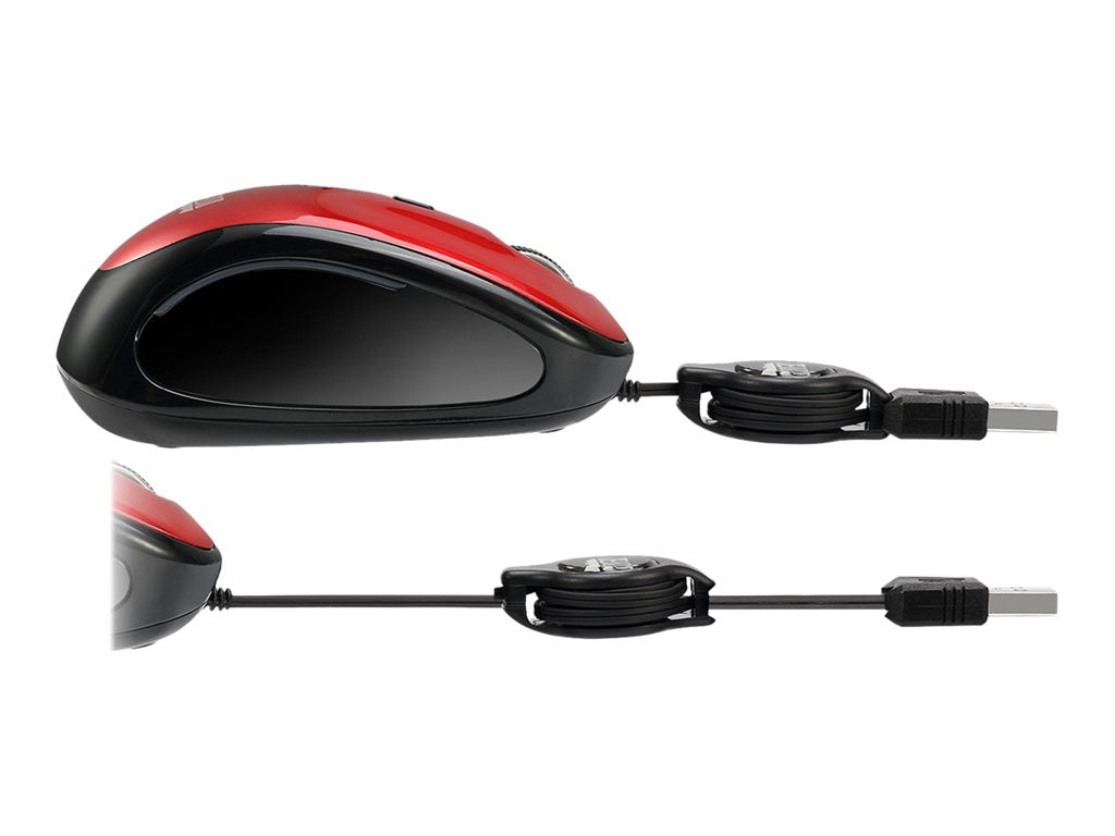 Adesso iMouse S8R - Mouse - right and left-handed - optical - 3 buttons - wired - USB IMOUSES8R