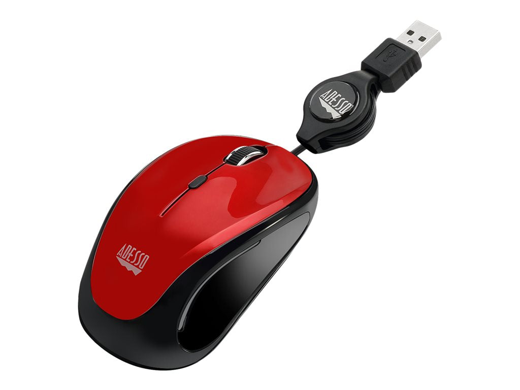 Adesso iMouse S8R - Mouse - right and left-handed - optical - 3 buttons - wired - USB IMOUSES8R