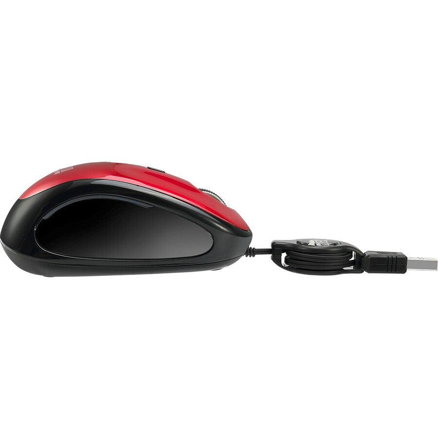 Adesso iMouse S8R - USB Illuminated Retractable Mini Mouse