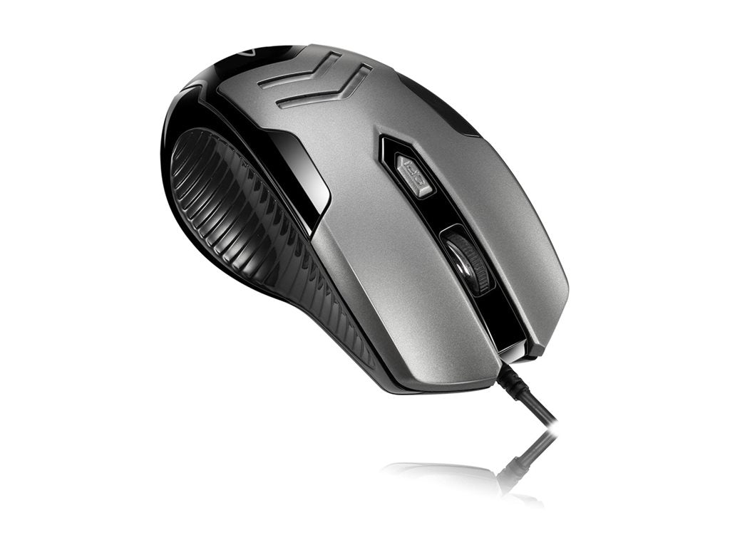 Adesso iMouse X1 - Mouse - ergonomic - right and left-handed - optical - 6 buttons - wired - USB IMOUSEX1
