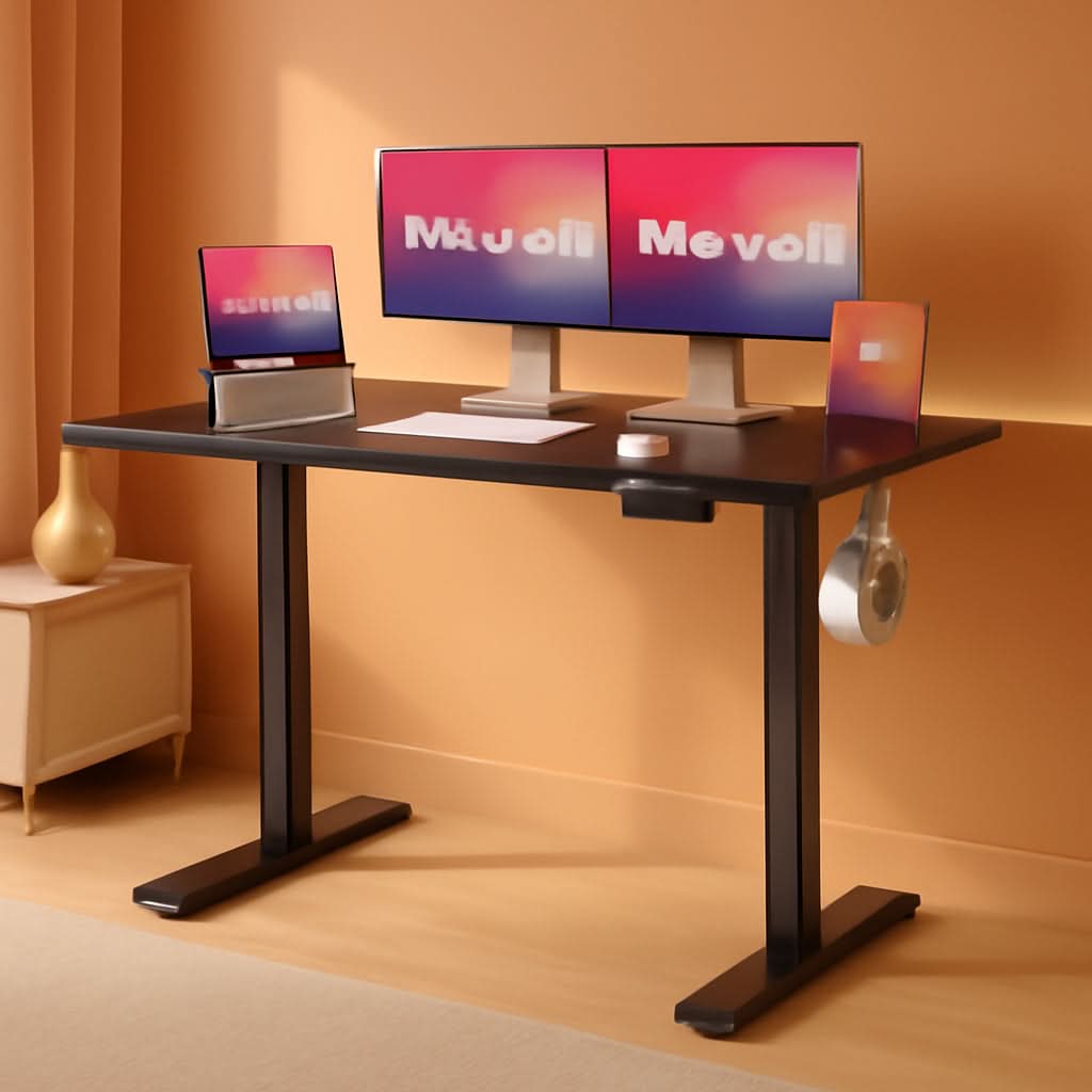 Adjustable Height Electric Standing Desk with Memory Presets