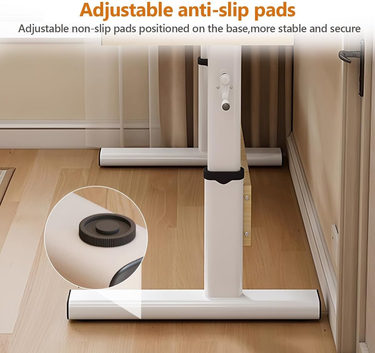 Adjustable Height Manual Standing Desk for Home Office