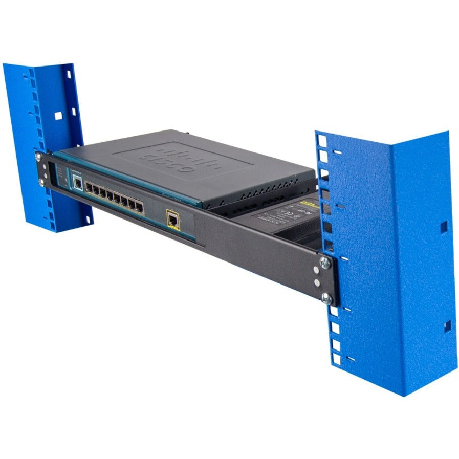 Adjustable Switch Shelf 2-Post Rack 1U - Cantilever Power Brick Tray | TecISoft 108-6899