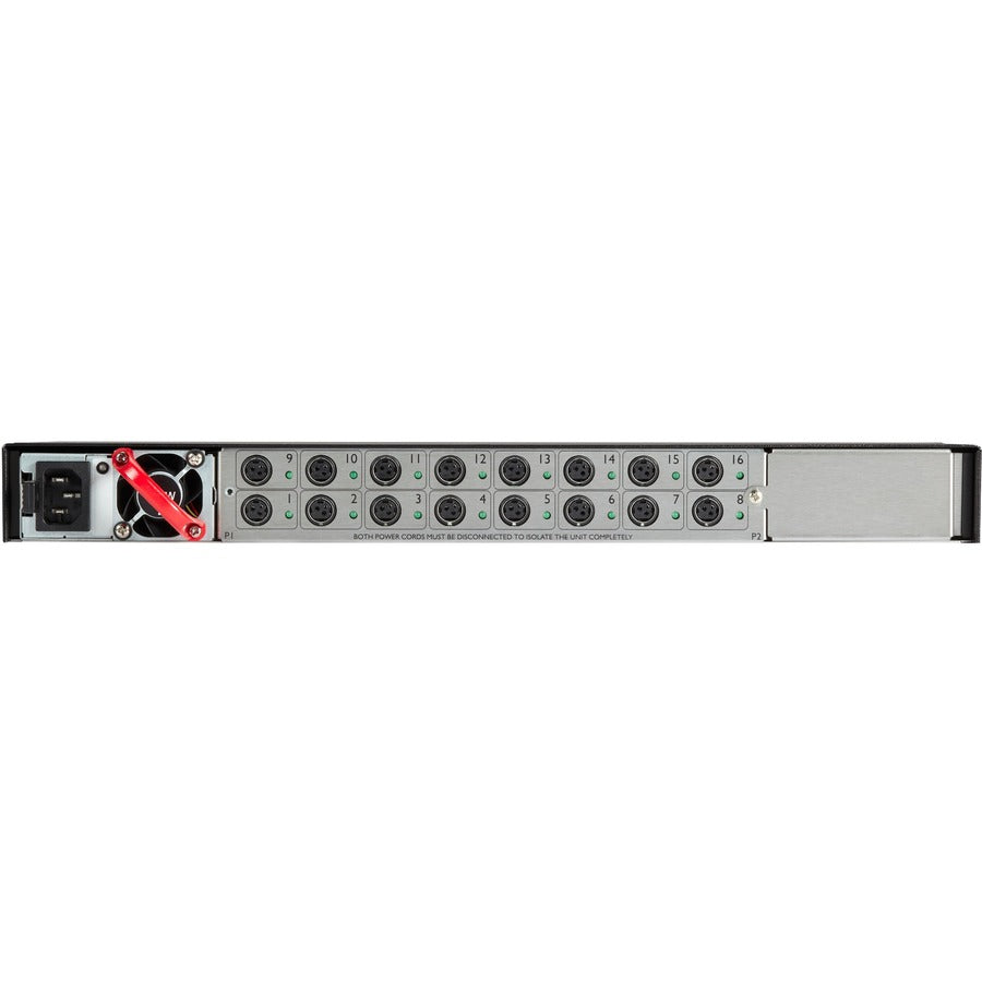 Agility KVM Central Power Hub - Rack Mount Power Distribution Unit | Black Box ACR1000-CPH16R-R2