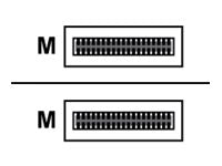 Alcatel-Lucent - 100GBase direct attach cable - QSFP28 (M) to QSFP28 (M) - 1.3 ft QSFP-100G-C40CM
