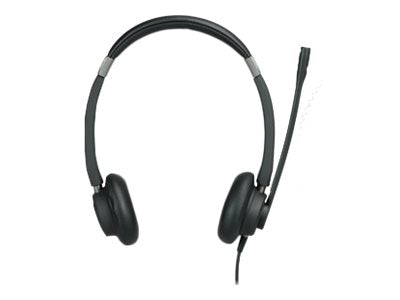 Alcatel-Lucent Enterprise Aries 20 Series II AH22 M II - Headset - on-ear - wired - 3.5 mm jack, USB-C, USB-A 3MK08014AB