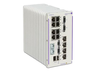 Alcatel-Lucent OmniSwitch 6465 - Switch - hardened - managed - 8 x 1000Base-T (4 PoE+, 4 High PoE) + 4 x 100/1000 SFP - DIN rail TA6465H-P12-US