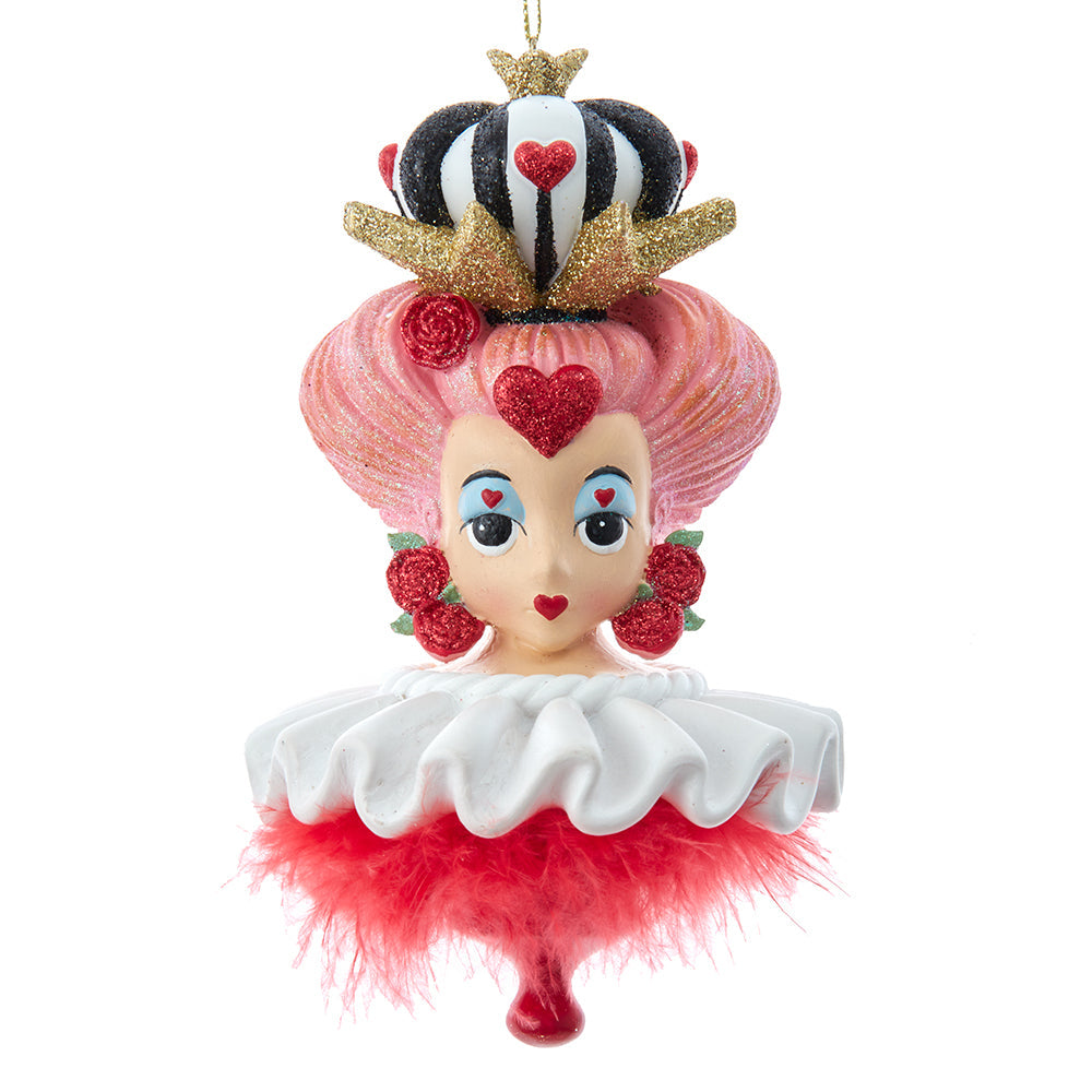 Alice In Wonderland Hat Ornament - Queen of Hearts