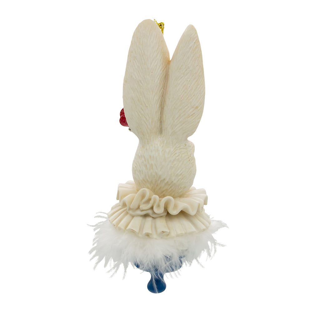 Alice In Wonderland Hat Ornament - White Rabbit