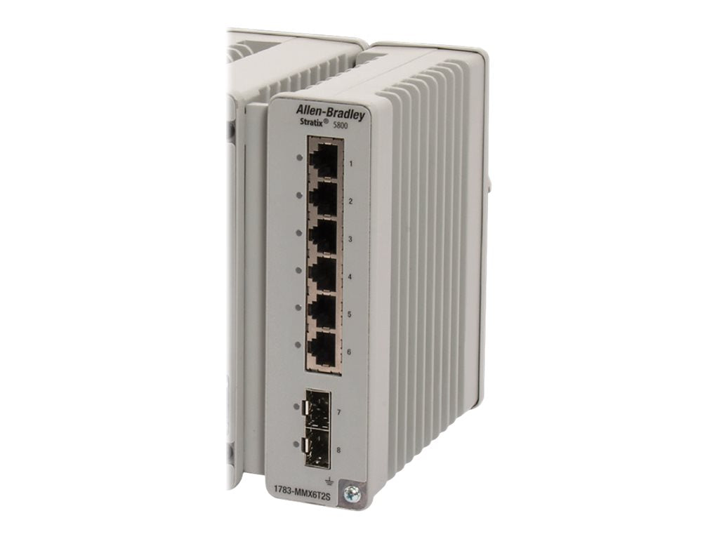 Allen-Bradley Stratix 1783-MMX6T2S - Expansion module - Gigabit Ethernet x 6 + Gigabit SFP x 2