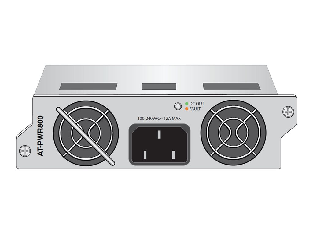 Allied Telesis AT-PWR800 - Power supply - redundant (plug-in module) - AC 100-240 V - 800 Watt AT-PWR800-90