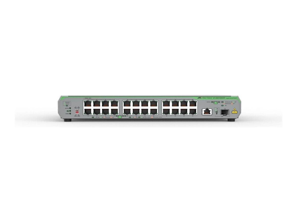 Allied Telesis CentreCOM AT-GS910/26XST - Switch - 24 x 10/100/1000 + 1 x 100/1000/2.5G/5G/10G + 1 x 1 Gigabit / 10 Gigabit SFP+ AT-GS910/26XST-10