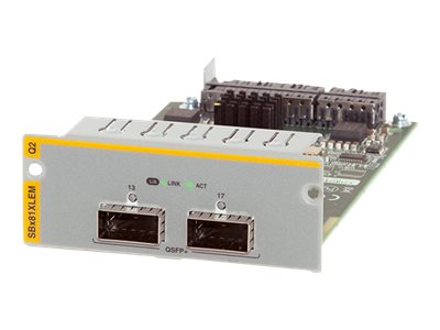 Allied Telesis SwitchBlade AT SBx81XLEM/Q2 - Expansion module - 40 Gigabit QSFP+ x 2