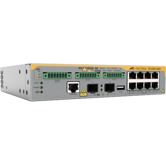 Allied Telesis x320-10GH Layer 3 Switch - Enterprise Fiber Ethernet Switches with PoE++ | TecISoft AT-X320-10GH-90