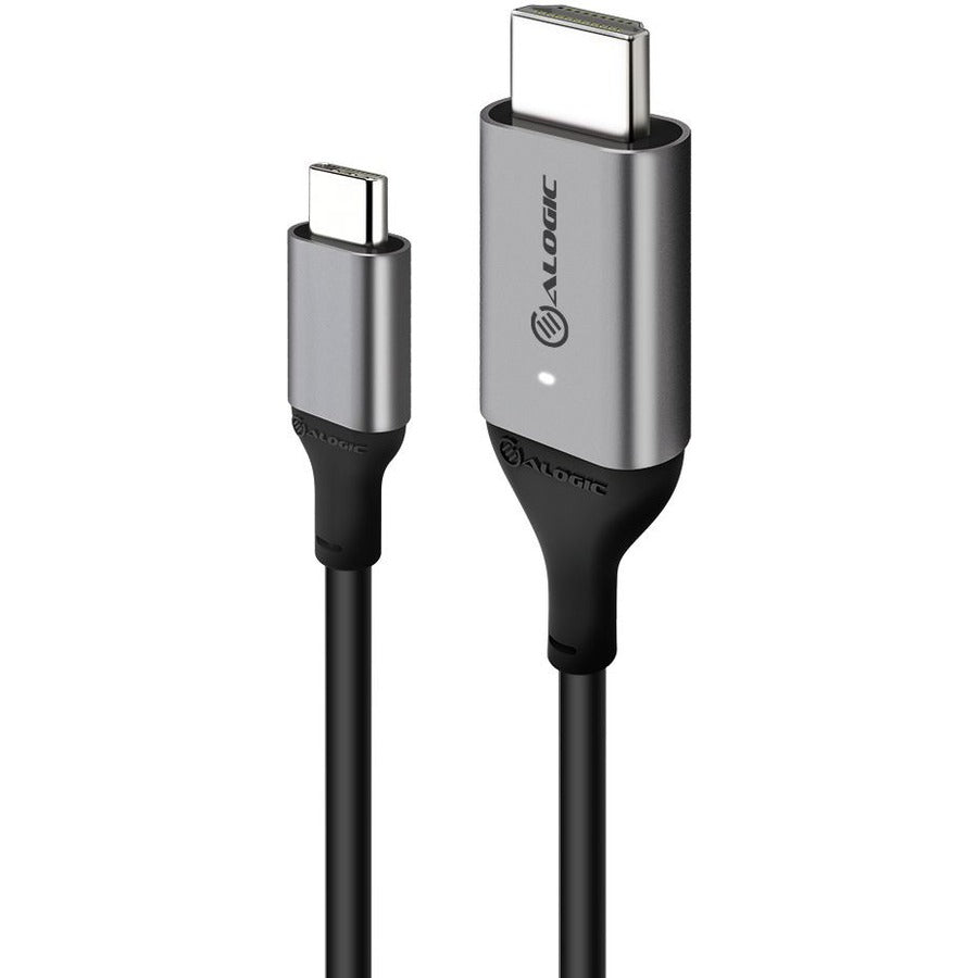Alogic USB-C (Male) to HDMI (Male) Cable - Ultra Series - 4K 60Hz - Space Grey - 2m - 6.56
